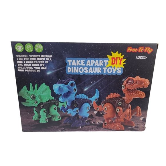 New Free to Fly Take Apart Dinosaur Toys Stem Tools - Picture 1 of 5